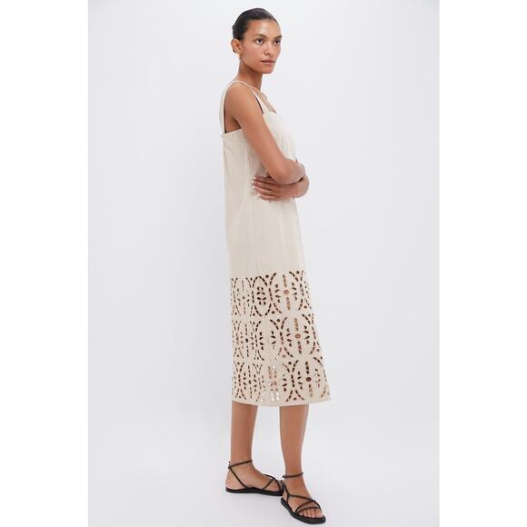 TUCKERNUCK Biscotti Eyelet Jaye Dress Size L NWT Retail $328 Tuckernuck - Picture 2 of 9